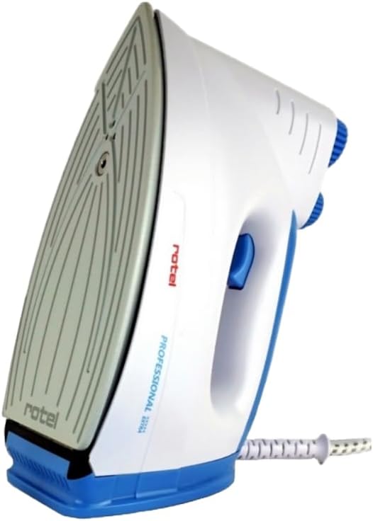 Rotel Professional Extra Original Dampfbügeleisen Blau mit Keramiksohle / 800W / isolierter Tank 300