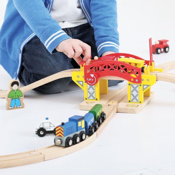 Bigjigs Rail Hubbrücke Für Holzeisenbahn