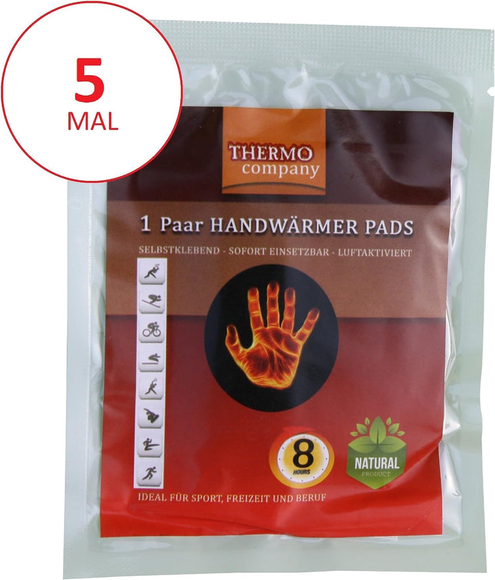 Handwärmer Pads | Wärmepads Hände | Hand-Wärmekissen | Taschenwärmer extra warm | Bis zu 8 Stunden W