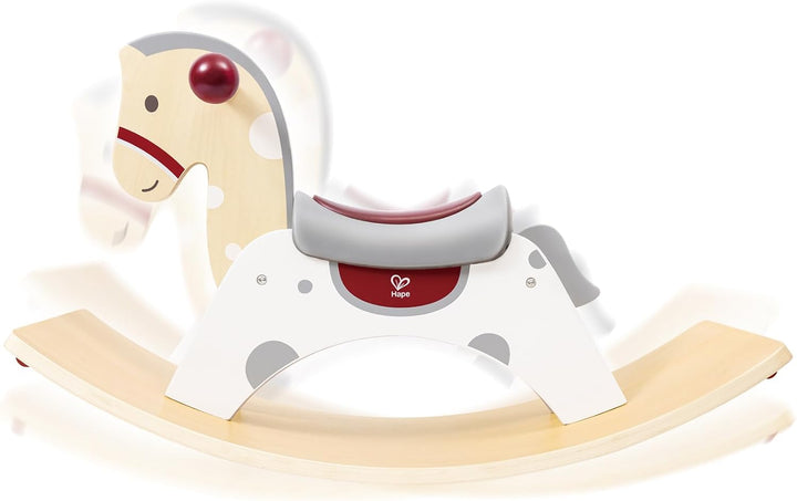 Hape 2-in-1 Schaukelpferd, Schaukelpferd und Balanceboard, Rutsch- und Schwungspielzeug, ergonomisch