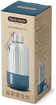 black+blum Explorer Isolierflasche, klein, ozean, 650 ml 650 ML Ozean, 650 ML Ozean