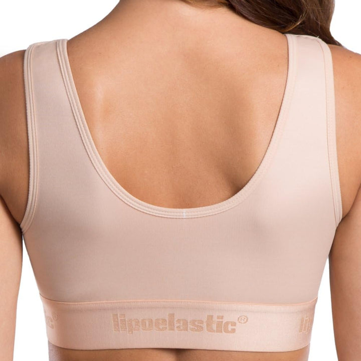 Lipoelastic PI Ideal - Post Operativer Kompression-BH mit Frontverschluss XS Schwarz