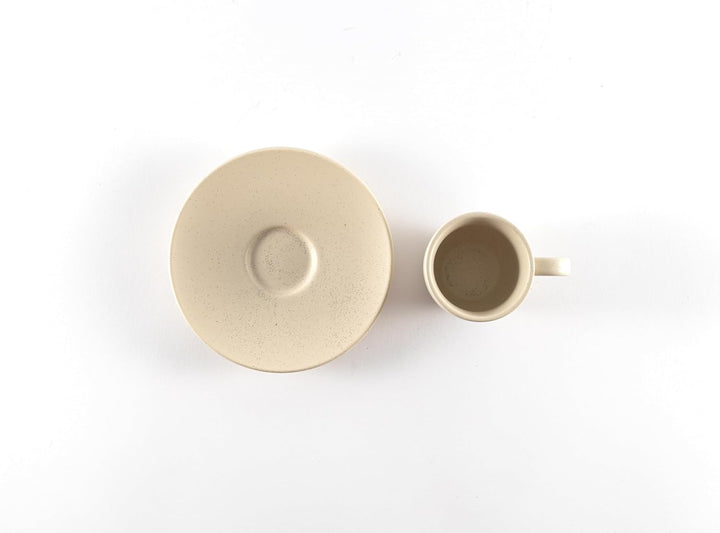 Espressotassen Set aus Steingut – Hochwertiges 4er Set, handgefertigt & dickwandig, Steingut Espress
