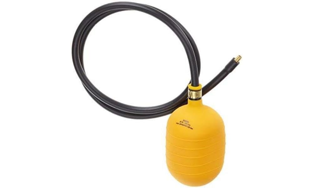 AquaForte aufblasbarer Rohrstopfen, Rohrverschluss, AH604, Gelb/Schwarz, 92-145 mm (1,5m Schlauch),