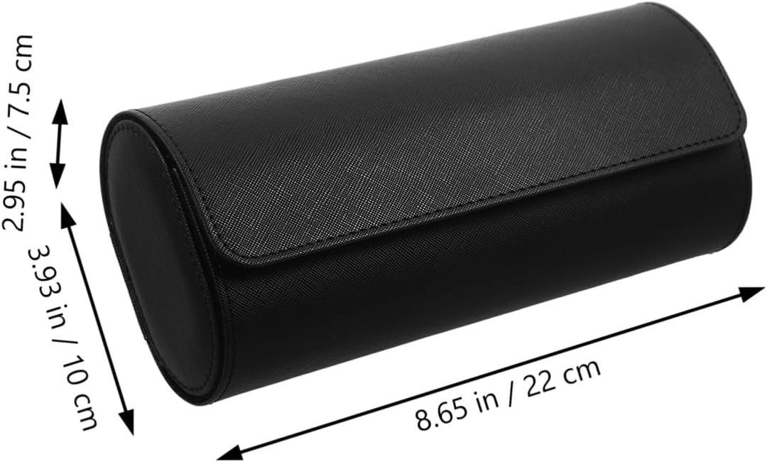 ibasenice 1 Stück 3 Uhrenbox Aus Leder Juns Watch Box Reiseuhrenetuis Für Herren Uhren-reiseetui Für
