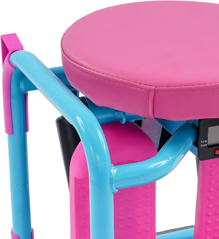 2 In 1 Hüfttwister & Stepper für Zuhause Testsieger Bis 150KG Mini Stepper mit LCD Display, 2 Widers