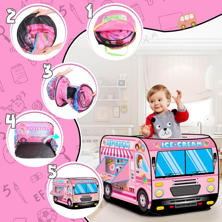 Pop up Spielhaus Kinderzelt Spielzeug Faltbares Kinderspielhaus Zelt Indoor Outdoor Garten Spielzelt