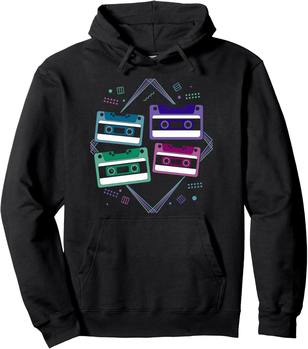 Vintage 80er Kasetten 1980 Pullover Hoodie