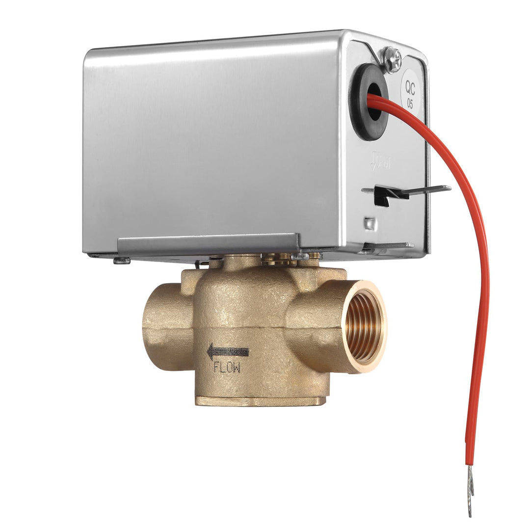 Zonenventil 2 Wege Ventil 1/2 Zoll Motorisiertes Ventil DN15 2 Drähte 220V Normalerweise Geschlossen