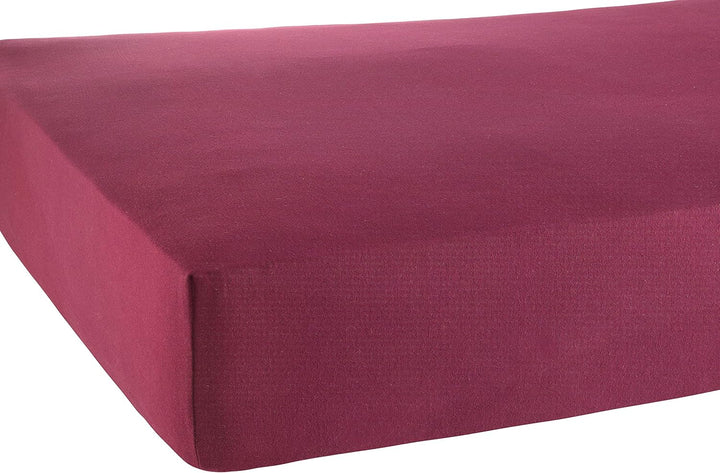 BaSaTex Bio Jersey Premium Spannbettlaken | Spennbetttuch für Wasserbetten und Boxspringbetten | 97%