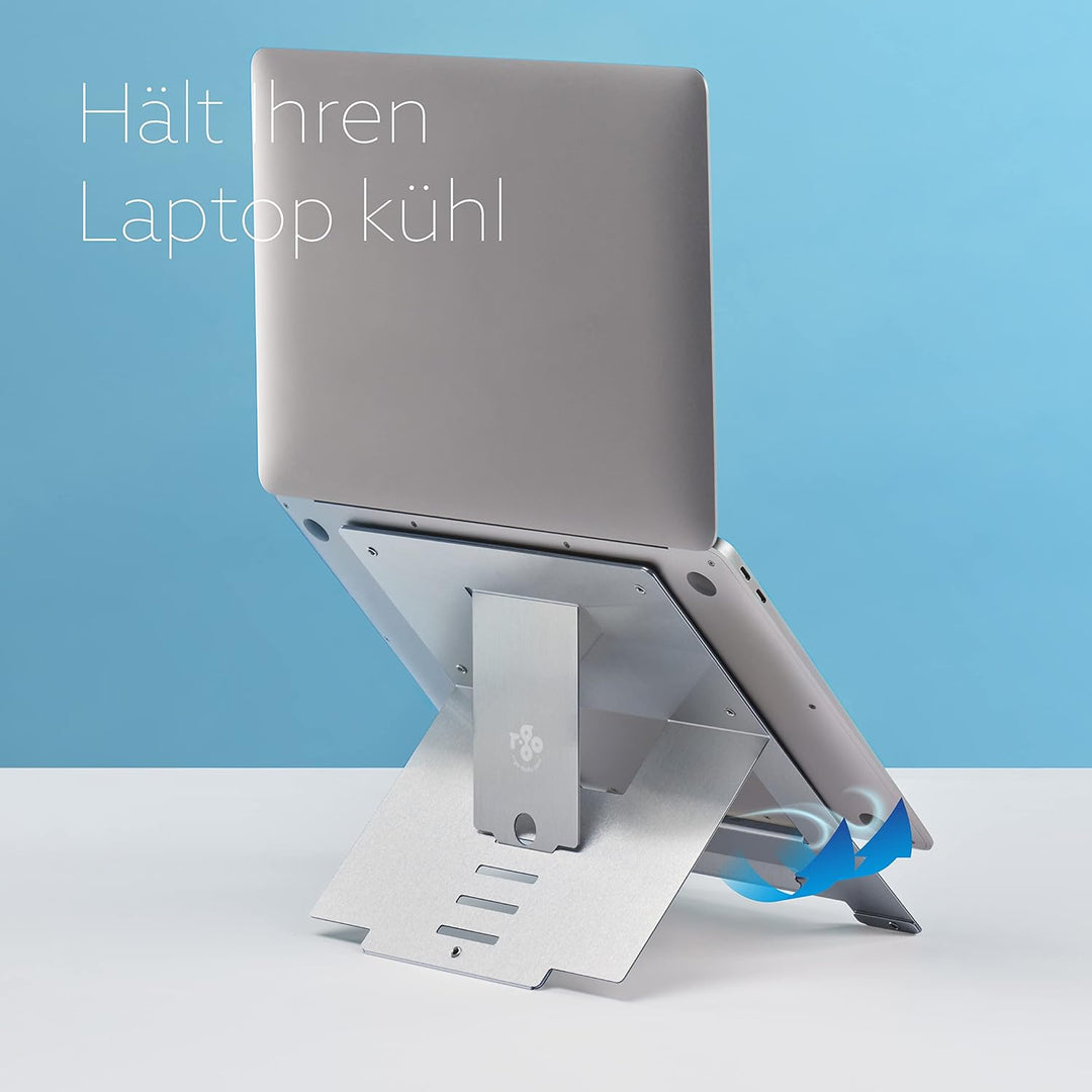 R-GO Tools RGORISTSI R-Go Riser Laptopständer silber, Silber