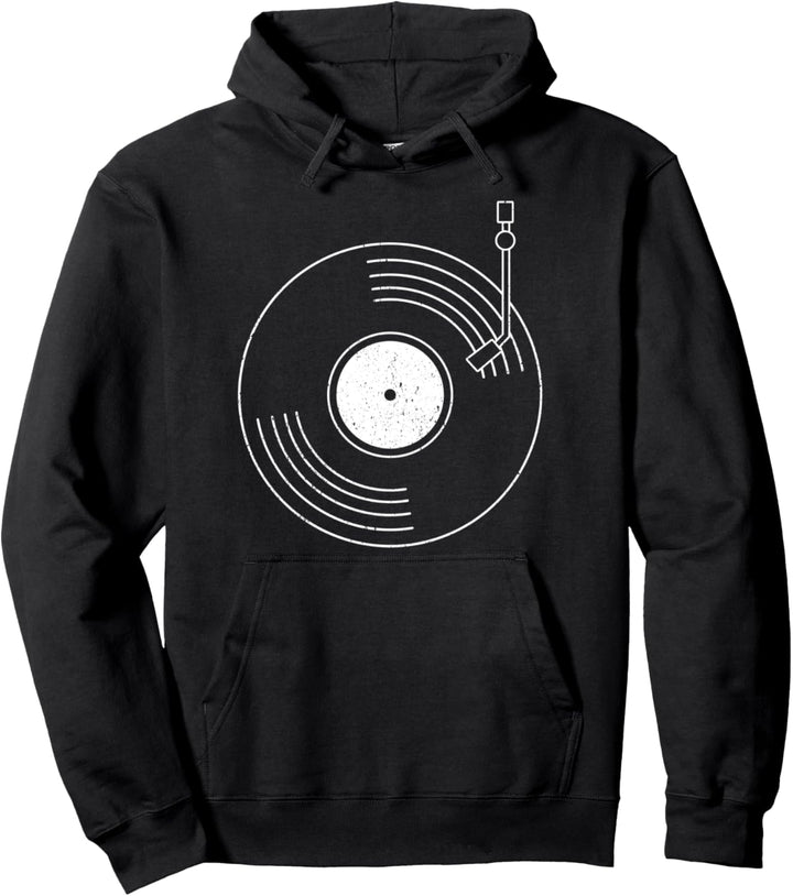 Schallplatte Vinyl Records Geschenk Pullover Hoodie