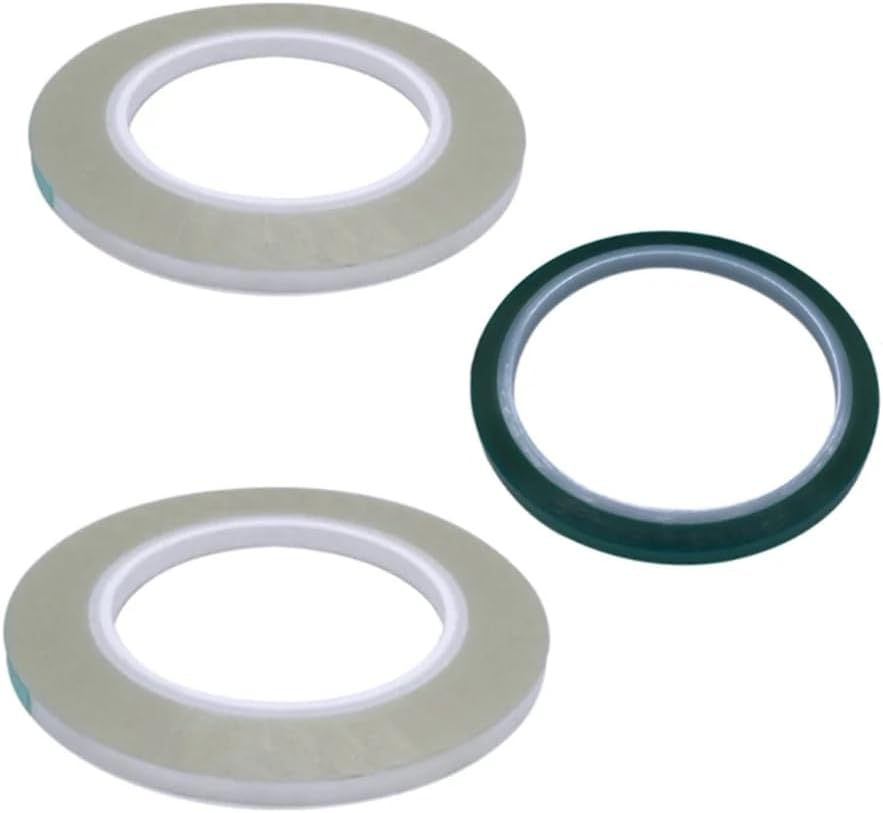 NEU 1/4 125 M X 2 Stück Transparent-Vorspannband für Tonbandmaschinen