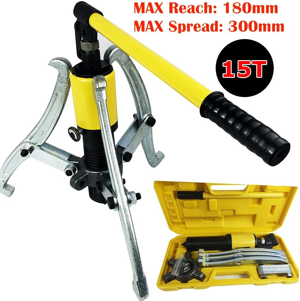 Radnabenabzieher 15T Hydraulik Abzieher Hydraulisch Polradabzieher Puller Garagen Werkzeugsatz Kit f