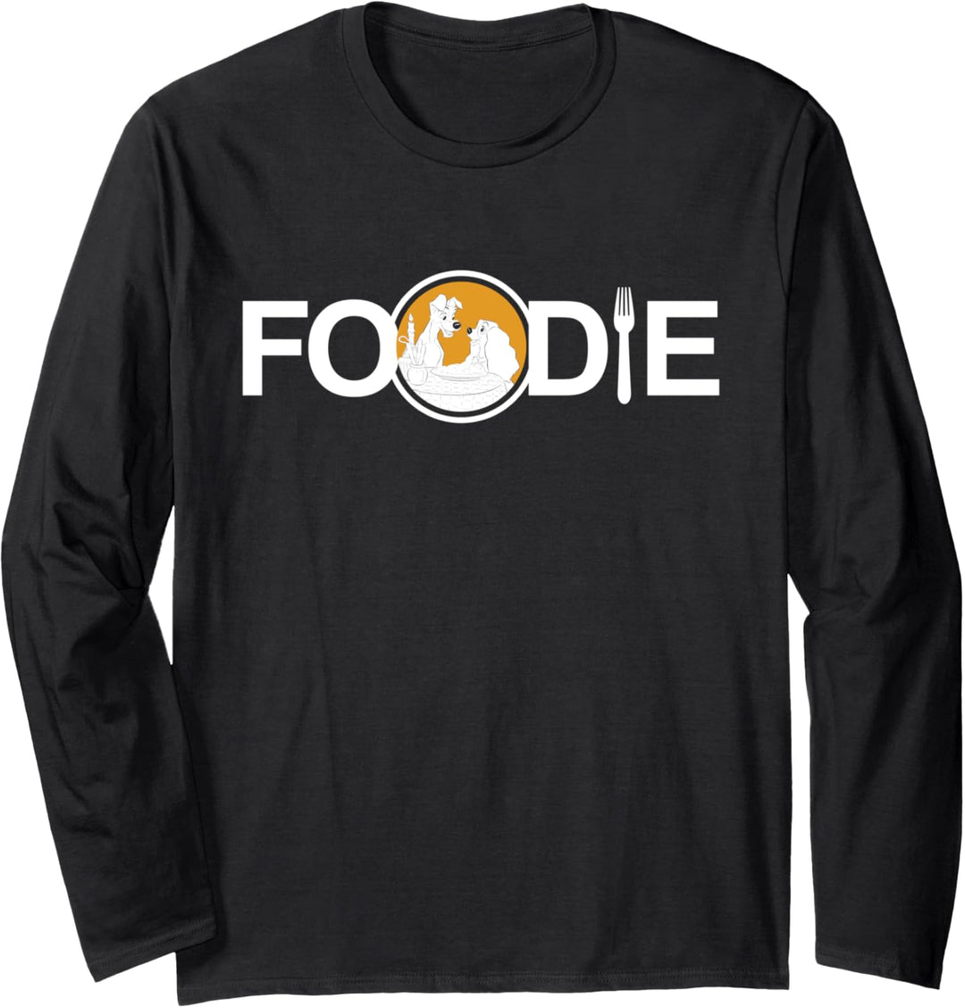 Disney Lady and The Tramp Foodie Langarmshirt