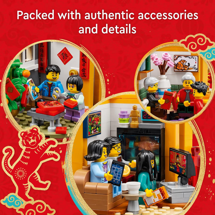 LEGO 80108 Mondneujahrstraditionen Frustfreie Verpackung, Frustfreie Verpackung