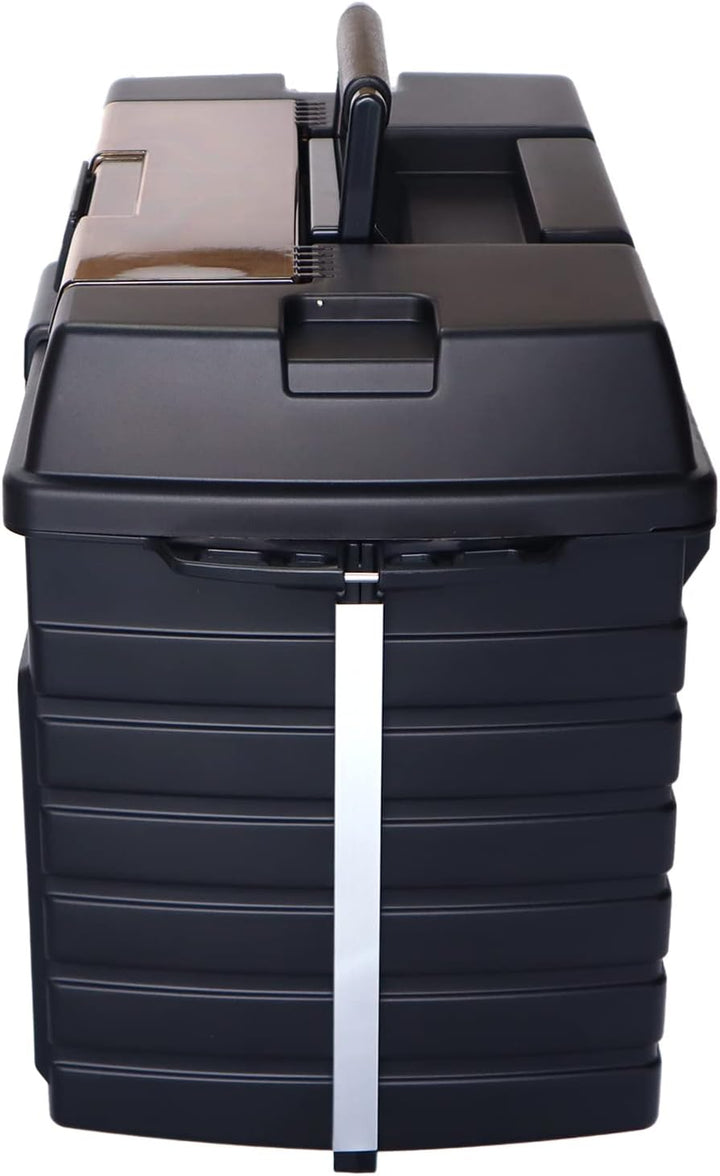 Meiho Versus VS 8050 Angelbox - Angelkasten 542 x 300 x 397 mm, Angelkoffer grün, Angelbox auch als