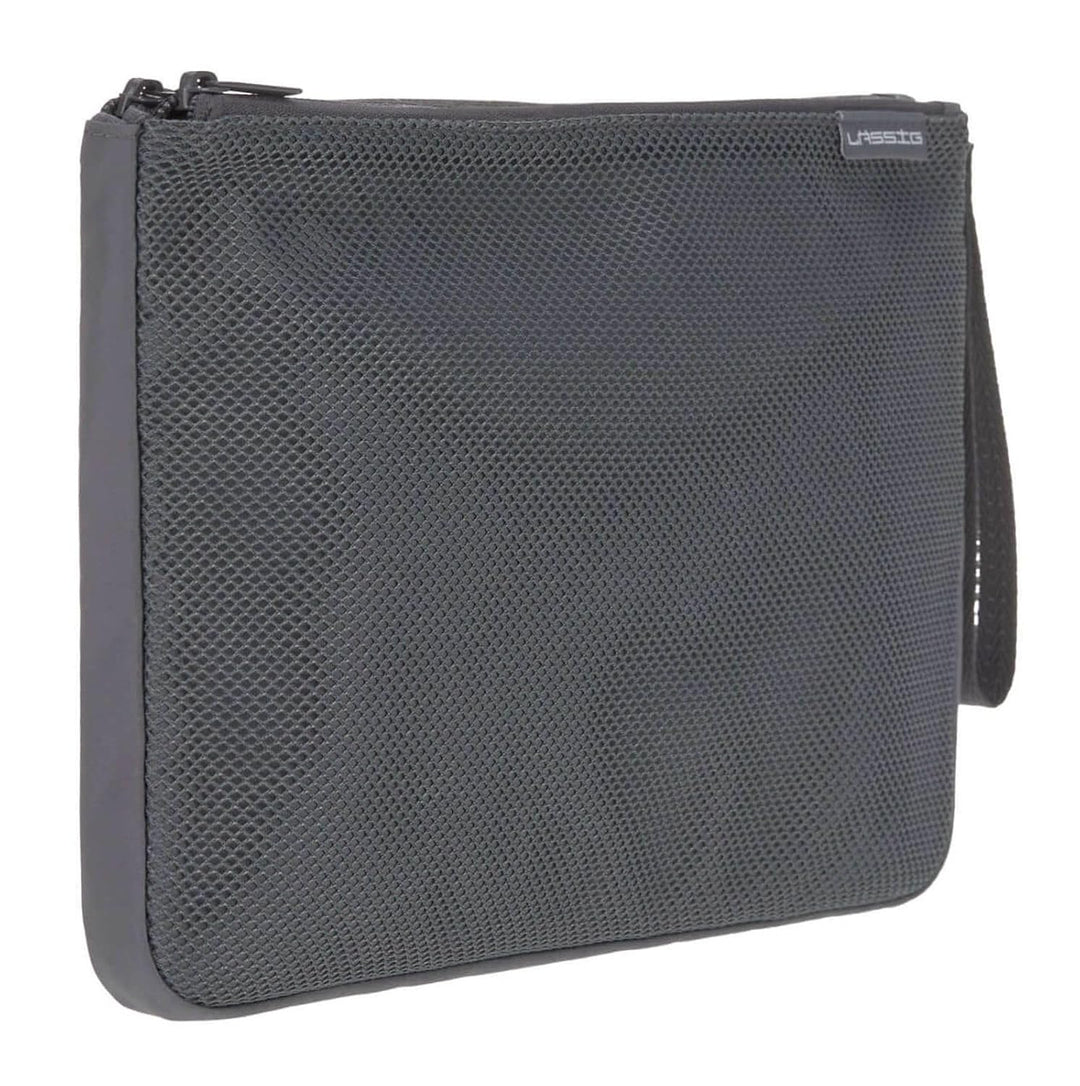 LÄSSIG Baby Windeltasche mit Wickelunterlage für unterwegs/Casual Changing Organizer anthracite, Ant
