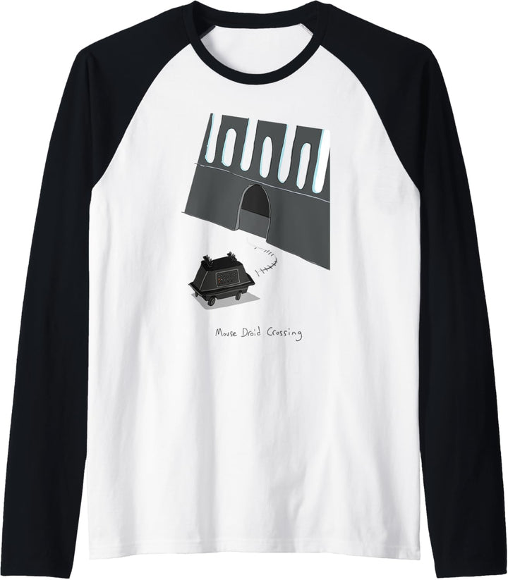 Star Wars Mouse Droid Crossing Raglan