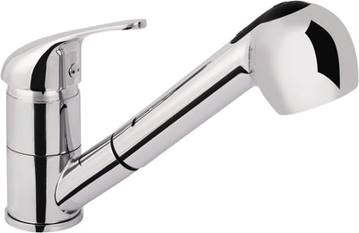 'aquaSu® Basic Küchenarmatur Tiado für Spüle | Spültischarmatur mit ausziehbarer Geschirrbrause | Wa