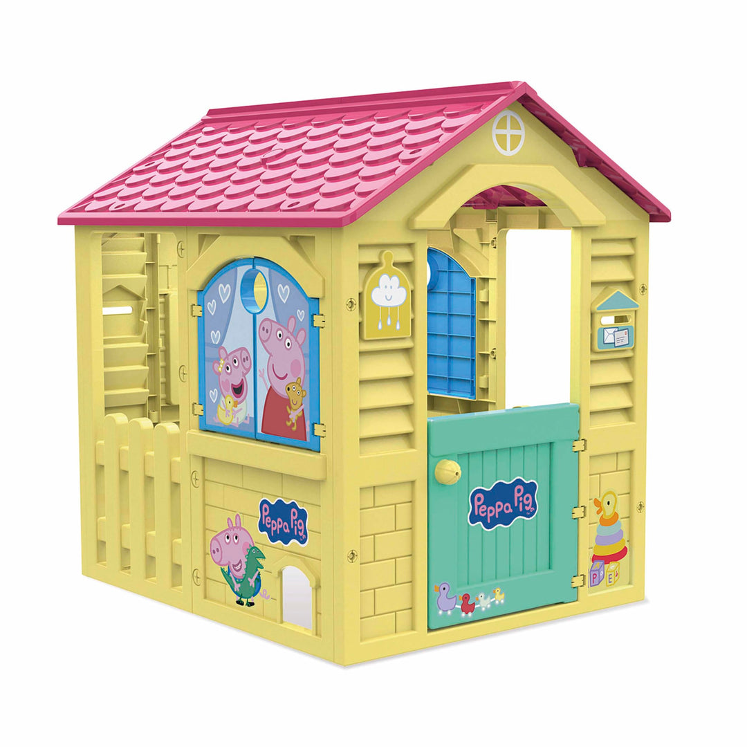 Chicos - Peppa Pig Spielhaus fur Kinder Outdoor | Robuster und langlebiger Kunststoff | Schnelle und