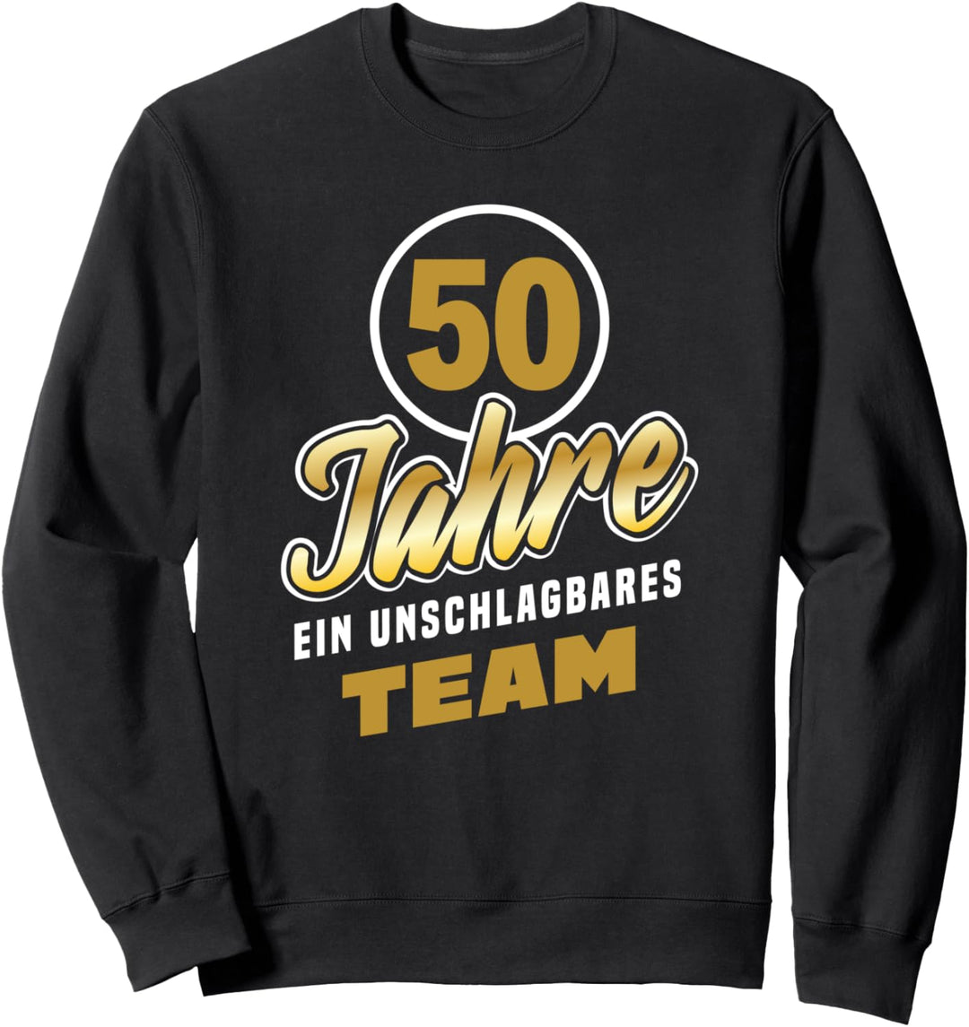 Goldene Hochzeit Jubiläum Goldhochzeit Hochzeitstag Geschenk Sweatshirt