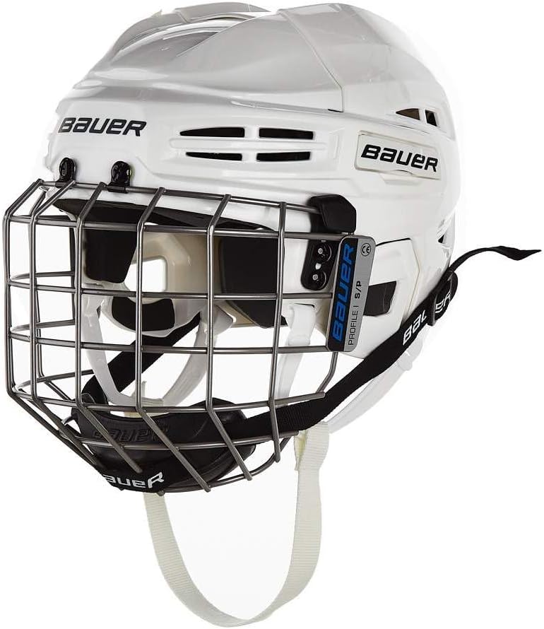 Bauer Helm mit Gitter IMS 5.0 M (52-57 cm) Weiss, M (52-57 cm) Weiss