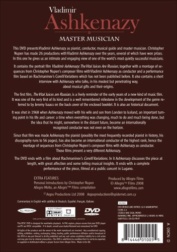 Vladimir Ashkenazy - Master Musician (OmU), DVD