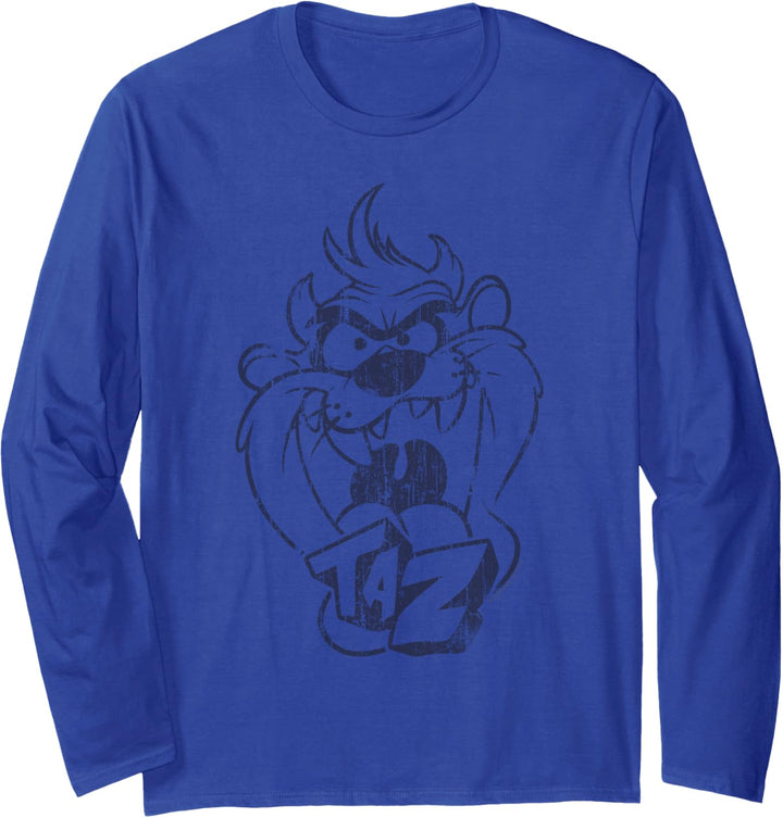 Looney Tunes Faded Taz Langarmshirt