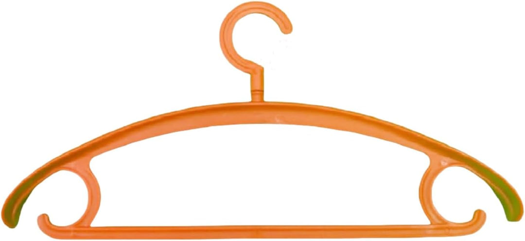Trrcylp 10 Stück robuste Kunststoff-Kleiderbügel 11,3 kg Kapazität Drehhaken Kleiderbügel breite Sch