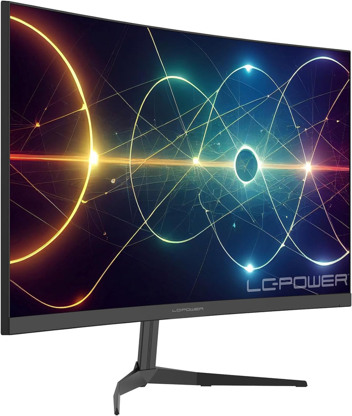 LC-POWER 24 Zoll FHD Gaming Monitor 165Hz 1920x1080, 1500R, FreeSync, HDR Ready, DP&amp;HDMI,1ms, LC-M24