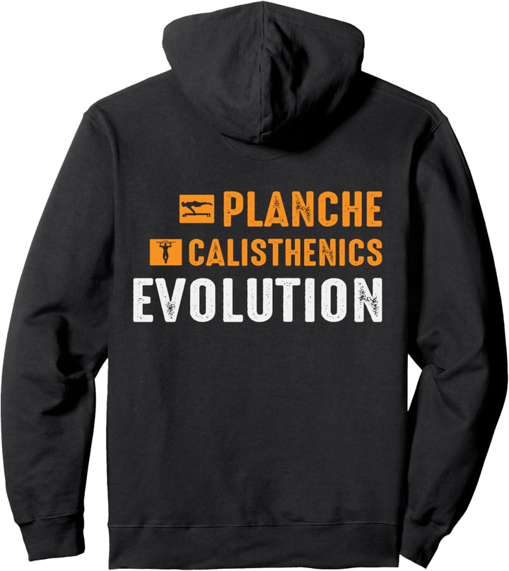 Planche Calisthenics Evolution Fitness Calisthenics Pullover Hoodie