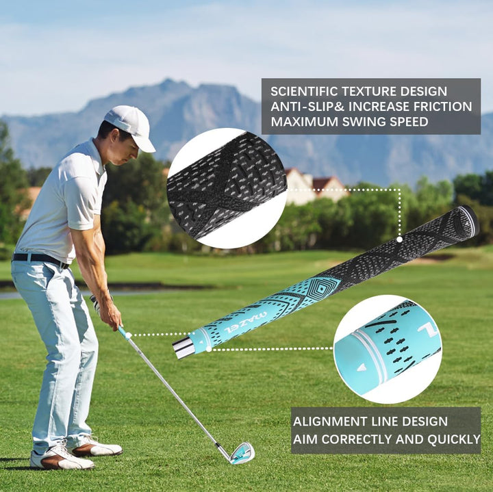 MAZEL WM-X2 Golf Eisen Single1,2,3,4,5,6,7,8,9, P,S, Edelstahl Golf Club Eisen für Männer Rechtshänd
