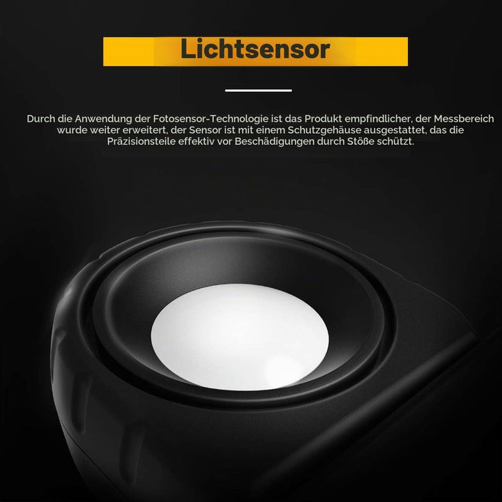 AOPUTTRIVER AP-881E Belichtungsmesser, Digitale Luxmeter, Lichtmessung Photometer 300,000 Lux mit Da