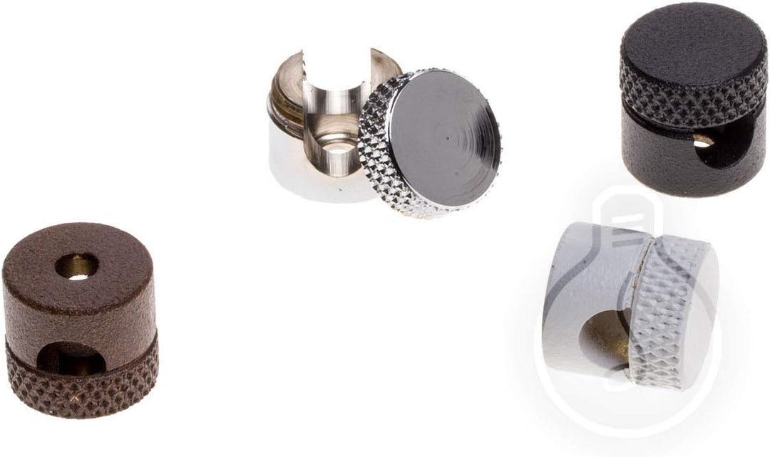 Amarcords - 10 Aluminium Deckenpins mit sichtbarer Kabelanpassung. Deckenbefestigung für Lampen und