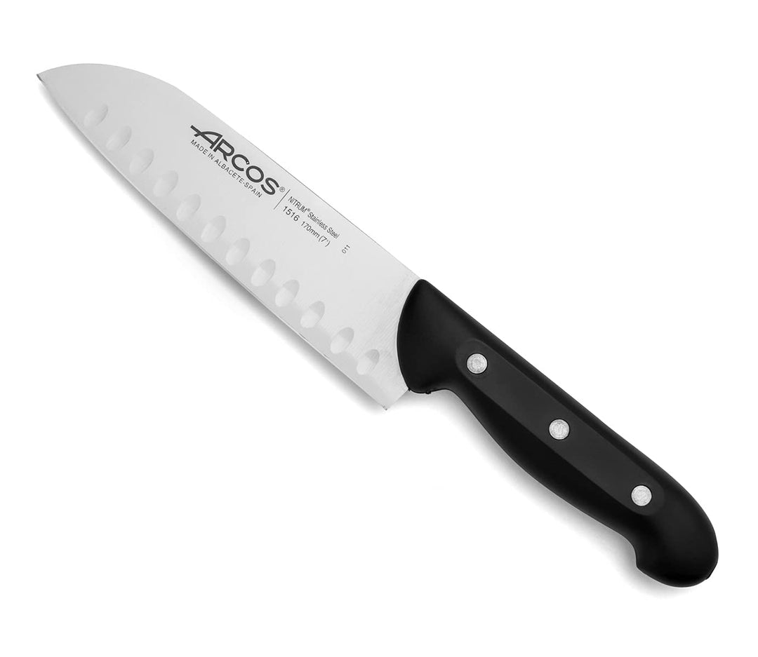 Arcos Serie Maitre - Santoku Messer Messer Asiatischer Art- Klinge Nitrum Edelstahl 170 mm - HandGri