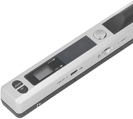 Tragbarer Dokumentenscanner, 900DPI Mobiler Handheld-Fotoscanner für A4-Dokumente, Bilder, Seiten, T