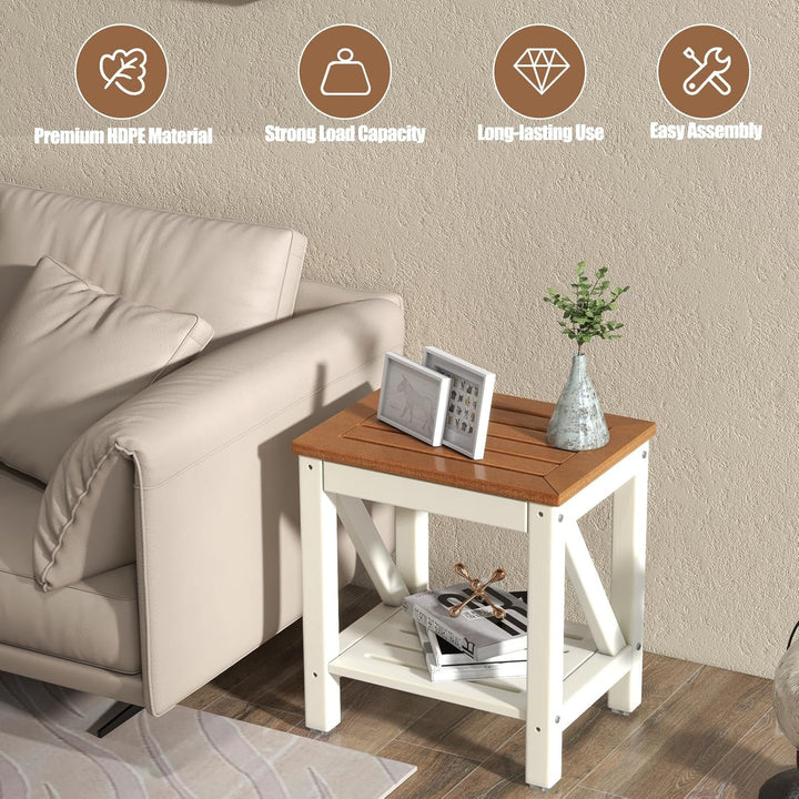 HOMASIS Badhocker mit Ablage, Duschbank bis 150 kg belastbar, wasserdichter Duschhocker Mehrzweck-Du