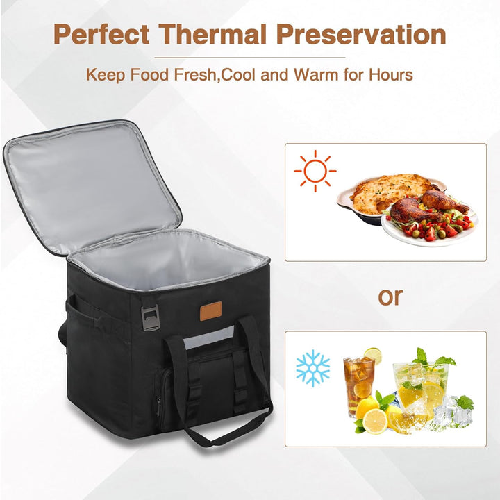 REDCAMP 40L Kühltasche, Grosse Thermotasche Lunchtasche mit Fronttasche Flaschenöffner, XL wasserdic