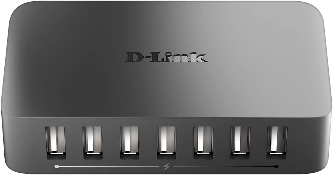 D-Link DUB-H7 7-Port USB 2.0 Hub (unterstützt Windows, Mac OS X, Linux) 7-in-1 (7x USB 2.0 Hub) USB