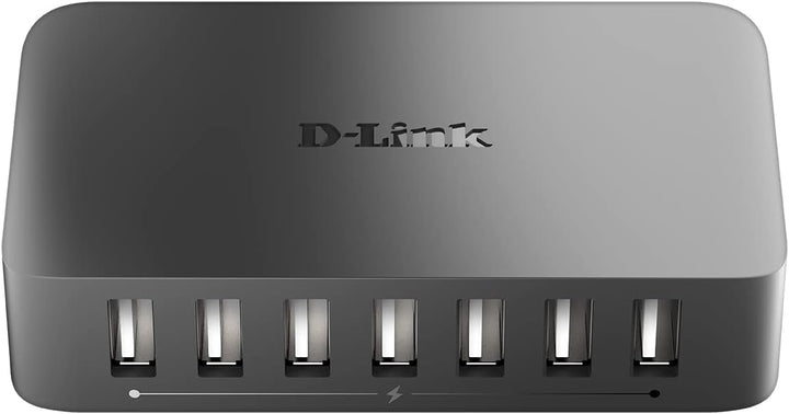 D-Link DUB-H7 7-Port USB 2.0 Hub (unterstützt Windows, Mac OS X, Linux) 7-in-1 (7x USB 2.0 Hub) USB