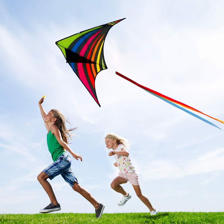 Mint's Colorful Life Delta Drachen Flugdrachen für Kinder und Erwachsene, extrem einfach zu Fliegend