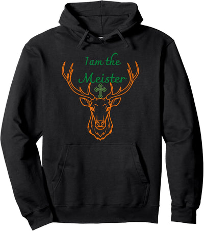 Jaegermeister Meister Hirsch Familie Papa Mama frech lustig Pullover Hoodie