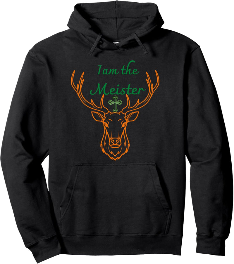 Jaegermeister Meister Hirsch Familie Papa Mama frech lustig Pullover Hoodie
