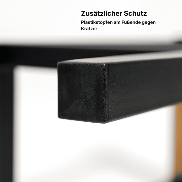 1 Original-BestLoft® Barhocker New York Handmade Industriedesign Loft Stahl Holz Eiche massiv (Hell