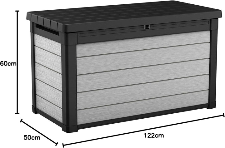KETER 238113 Kofferraum, grau, 122.9 X 62.1 x 70.6 cm 122.9x62.1x70.6 cm, 122.9x62.1x70.6 cm