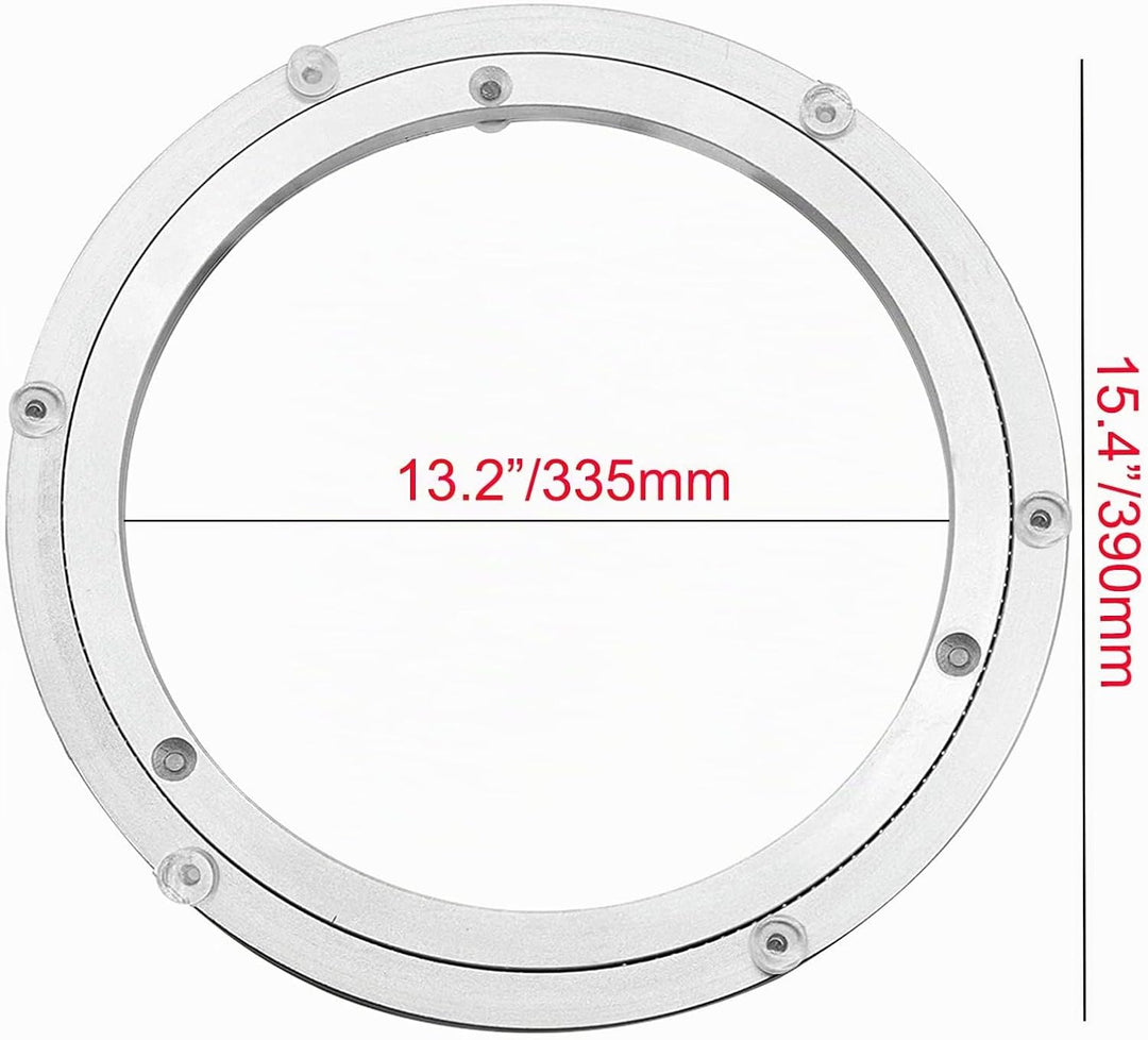 Drehtellerlager aus Aluminiumlegierung, strapazierfähig, schwenkbar, Lazy Susan, Drehlager, Drehtell