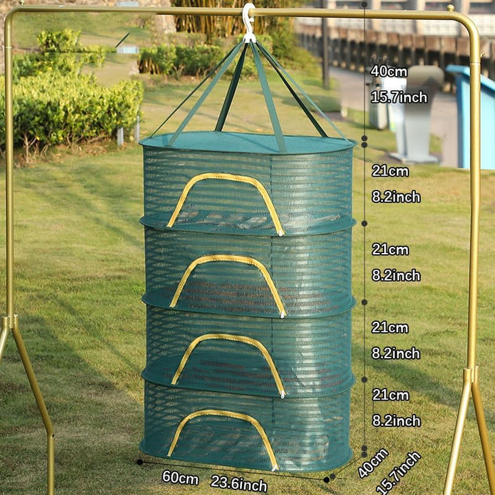 Trockennetz,Drying Rack Trockennetz, Hängend mit Haken Netzgestell zum Mesh Trockennetz für KräUter,