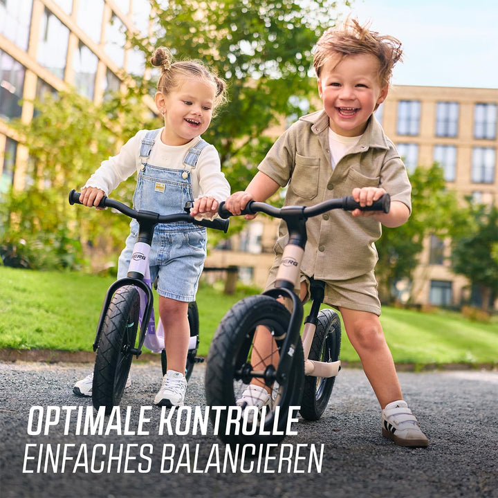 BERG MOOV 12 Laufrad | ab 2,5 Jahre | 12 Zoll | Lauflernrad bis 30 kg mit Luftreifen | Lenkrad und S