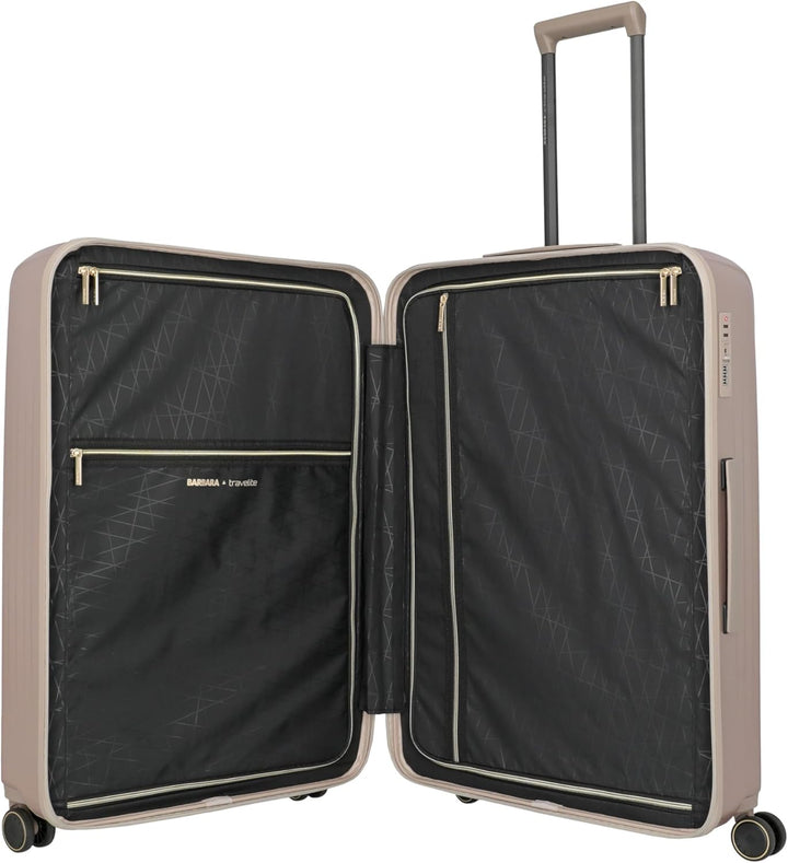 Travelite Koffer Set Barbara Novelty, 3-teilig S M L, Hartschalenkoffer aus Polycarbonat mit TSA-Sch